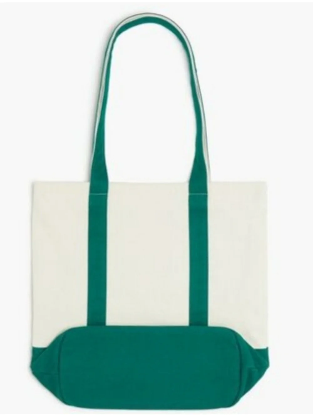 🆕️ Forever 21 Two Tone Embroidered LA Tote Bag